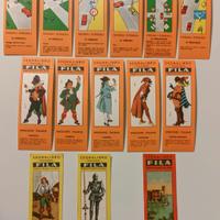 Lotto segnalibri Fila 1960 anni 60