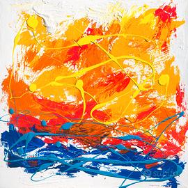 Quadro in acrilico su tela con telaio