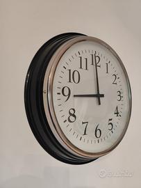 Orologio da parete, nero, 59 cm