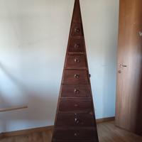 Cassettiera/mobile etnica vintage 