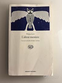 Primo Levi-L’altrui mesterie-prima edizione 1985