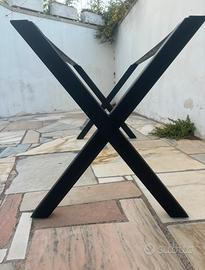Gamba da tavolo a x
