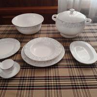 servizio piatti royal bone china