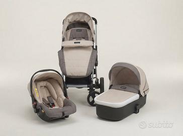 Trio Foppapedretti completo beige/grigio