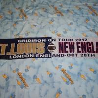 Sciarpa NFL London games 2012 Patriots-Rams
