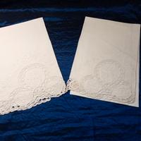 Asciugamani in Lino Ricamo "Chiacchierino"