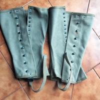 US WW2 ghette originali 1942 no elmetto