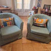2 poltroncine ikea 