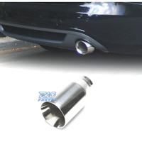 TERMINALE SCARICO TONDO 100 MM IN ACCIAIO INOX