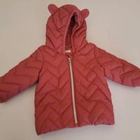 Piumino neonata rosa 1-3 mesi