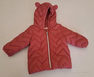Piumino neonata rosa 1-3 mesi