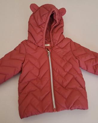 Piumino neonata rosa 1-3 mesi