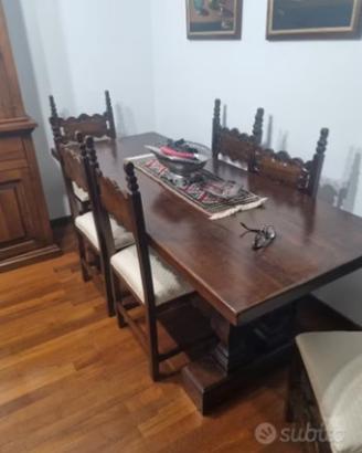 Tavolo fratino e sedie