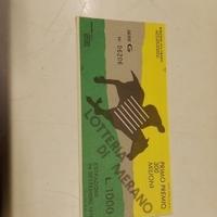 Biglietto Lotteria Di Merano 1978. Così come da fo