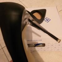 Decollete nero tacco trasparente Call it spring