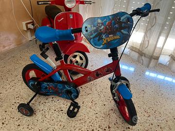 Bicicletta spiderman