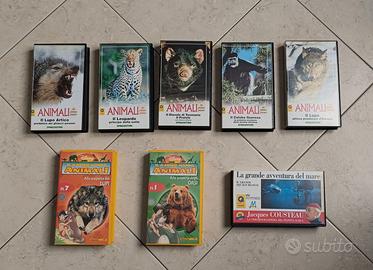 VHS Animali in Primo Piano & More 8 pezzi