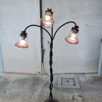 LAMPADA DA SALOTTO IN FERRO BATTUTO