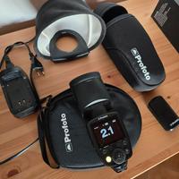 Profoto A1X-S + Soft Bounce + Batteria Extra
