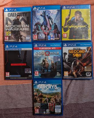 Bundle 7 giochi PS4 
