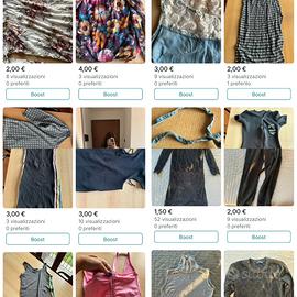 Stock abbigliamento donna S/M 50 pezzi