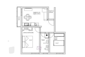 Appartamento di 64 m² con 3 locali a Firenze