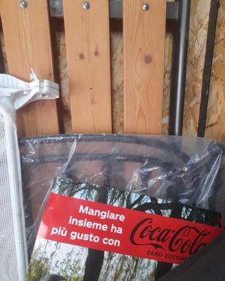 Lettino in ferro battuto