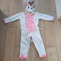 Unicorno costume carnevale bambina 7-8 anni cm 122