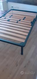 rete a doghe 120x200 + materasso 