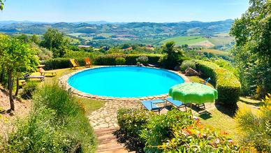 Settembre in collina con piscina