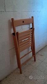 Sedie Ikea in legno pieghevoli