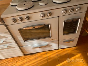 CUCINA GASFIRE  VINTAGE 6 FUOCHI GAS 1 FORNO ELETT