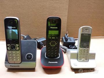 Lotto di 3 Telefoni Cordless