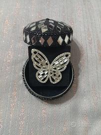 Grande anello vintage " Farfalla" 