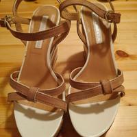 Sandali con zeppa Luciano Barachini taglia 38