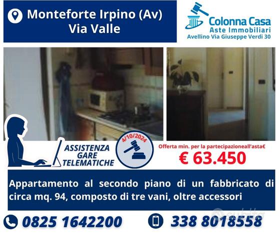 Trilocale in via Valle a Monteforte Irpino