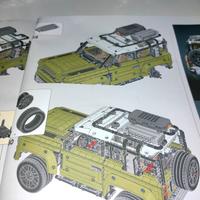 2573 pezzi Jeep Defender sigillati con istruzioni 