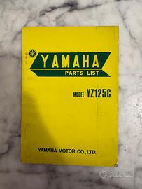 Catalogo Ricambi Yamaha YZ 125 1974