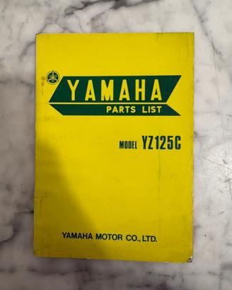 Catalogo Ricambi Yamaha YZ 125 1974