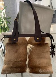Borsa in pelle Tosca Blu