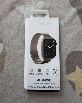 Cinturino Puro Milanese Acciaio Inox Apple Watch