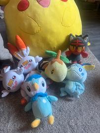 Peluche Pokémon ufficiali - Lotto 6 pezzi starter