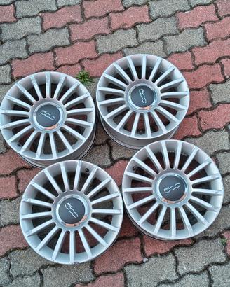 Cerchi in lega 15 pollici fiat 500