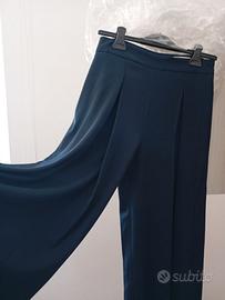 Pantalone Donna elegante blu navy Elena Casali
