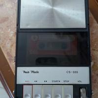 Registratore e riproduttore cassette vintage anni