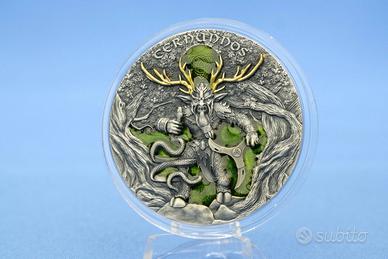 CERNUNNOS 2 Oz Moneta Argento 5 Niue 2022