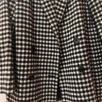 Cappotto ovs a quadri bianchi e neri