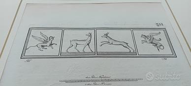 antiche stampe allegorichev1700 originali 