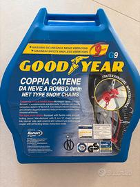 Coppia catene da neve Goodyear per auto 9mm