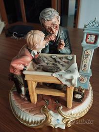 orologiaio ceramica Capodimonte 